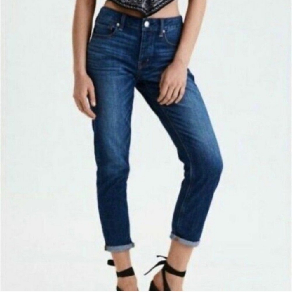 NWOT American Eagle Vintage Hi-Rise Button Fly Jeans Size 8 Classic